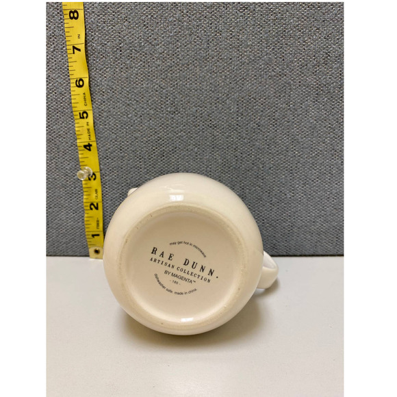 Rae Dunn Artist Collection by Magenta syrup pouring pitcher SYRUP mini vase - Picture 7 of 8